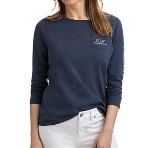 Vineyard vines Vintage Whale Long-Sleeve Print Tee